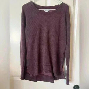 Athleta Coastal Luxe Waffle Sweatshirt